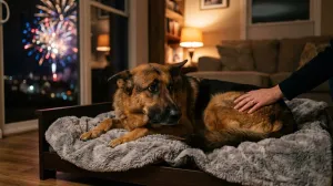 Feux d'artifice et chiens : gérer le stress et la peur