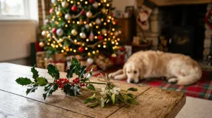 Houx, gui et sapin : les plantes de Noël dangereuses pour les chiens