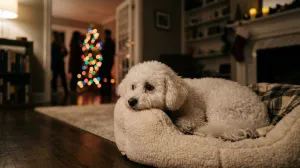 Stress des fêtes chez le chien : comprendre et agir