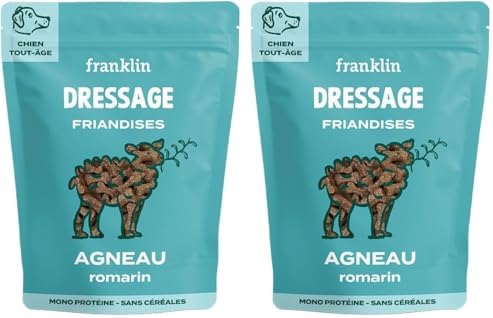 Franklin friandises dressage agneau pour chien