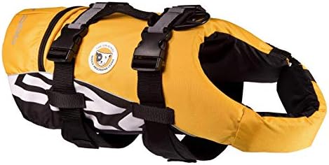 EzyDog gilet de sauvetage jaune pour chien