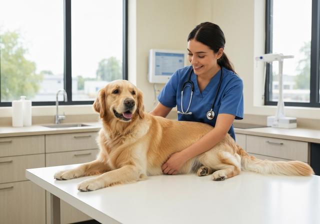 Golden Retriever sante