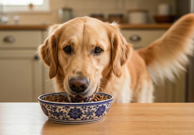 Illustration alimentation chien