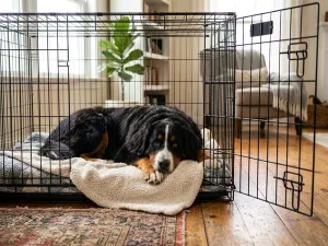 Grande cage Feandrea 122cm pour chien de grande taille